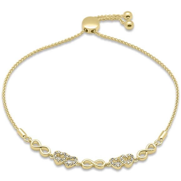 Elegant Gold Infinity Bracelet